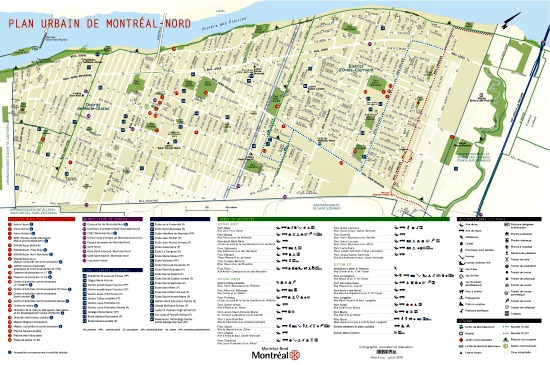Montreal-Nord Borough Maps