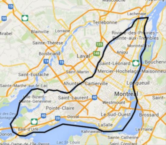 Greater Montreal Maps